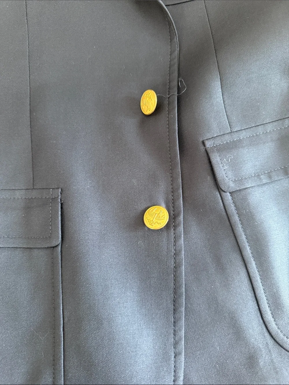 Brooks Brothers Navy Blazer with Gold Button